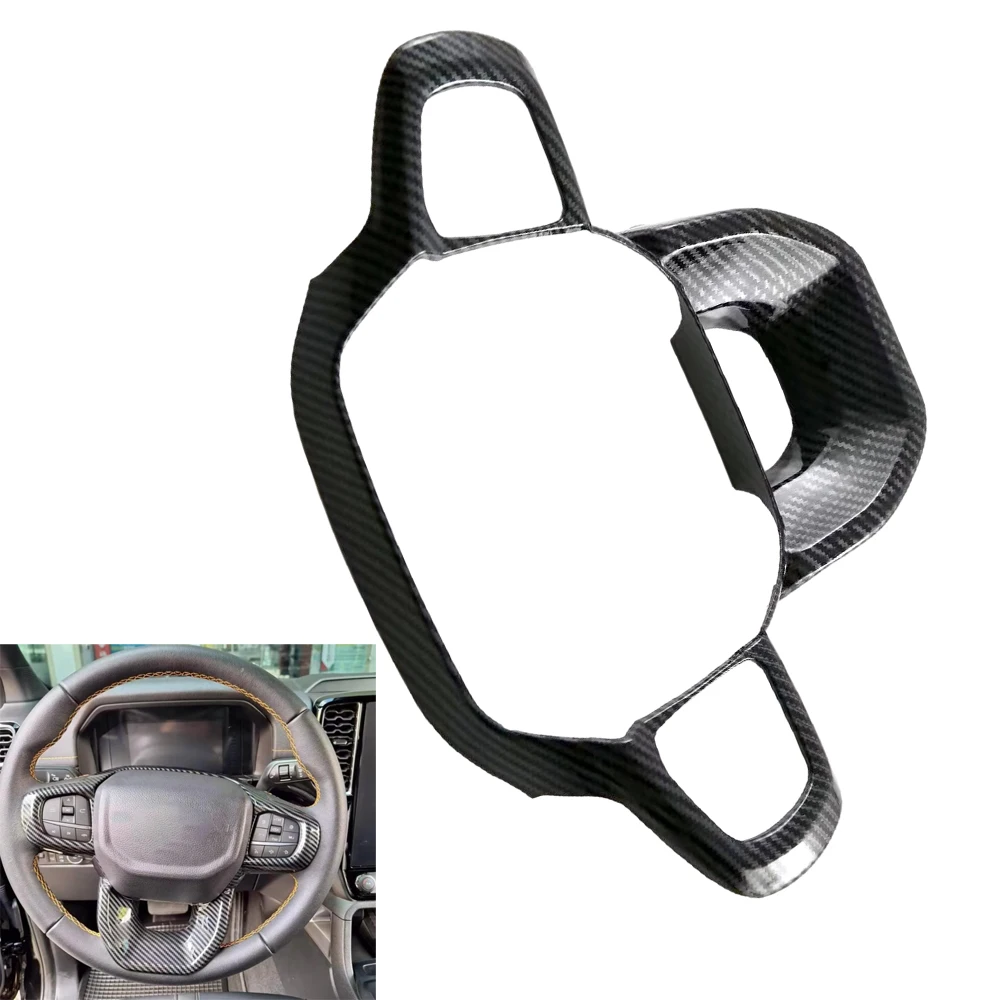Carbon Fiber Car Steering Wheel Decoration Cover Trim Sticker for Ford Ranger P703 2023 2024
Carbon Fiber Car Steering Wheel Decoration Cover Trim Sticker for Ford Ranger P703 2023 2024