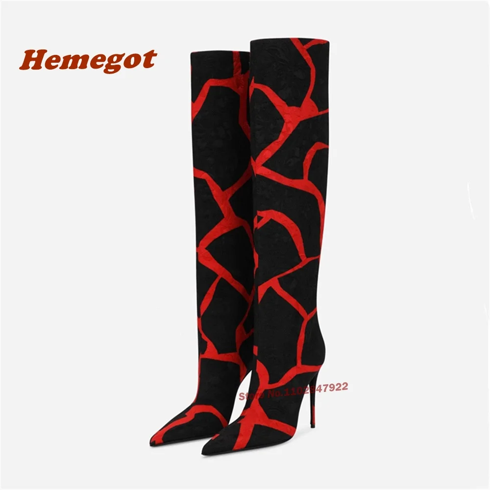 Croc-Pattern Thin Heels Boots Pointy Toe Slip On Knee High Boots Casual Stiletto Casual Solid Party Shoes Plus Size 43 Sexy
Croc-Pattern Thin Heels Boots Pointy Toe Slip On Knee High Boots Casual Stiletto Casual Solid Party Shoes Plus Size 43 Sexy
