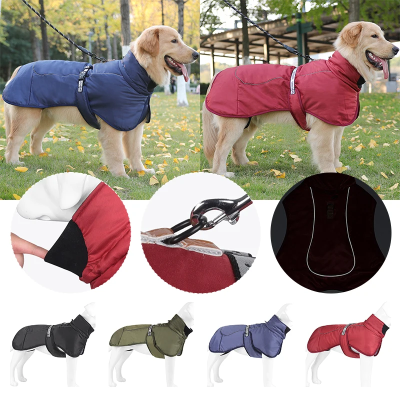 Autumn Winter Pet Dog Clothes Thickened Warm Small /Large Dog Reflective Cotton-padded Outdoor Waterproof Warm Dogs Vest Jacket
Autumn Winter Pet Dog Clothes Thickened Warm Small /Large Dog Reflective Cotton-padded Outdoor Waterproof Warm Dogs Vest Jacket