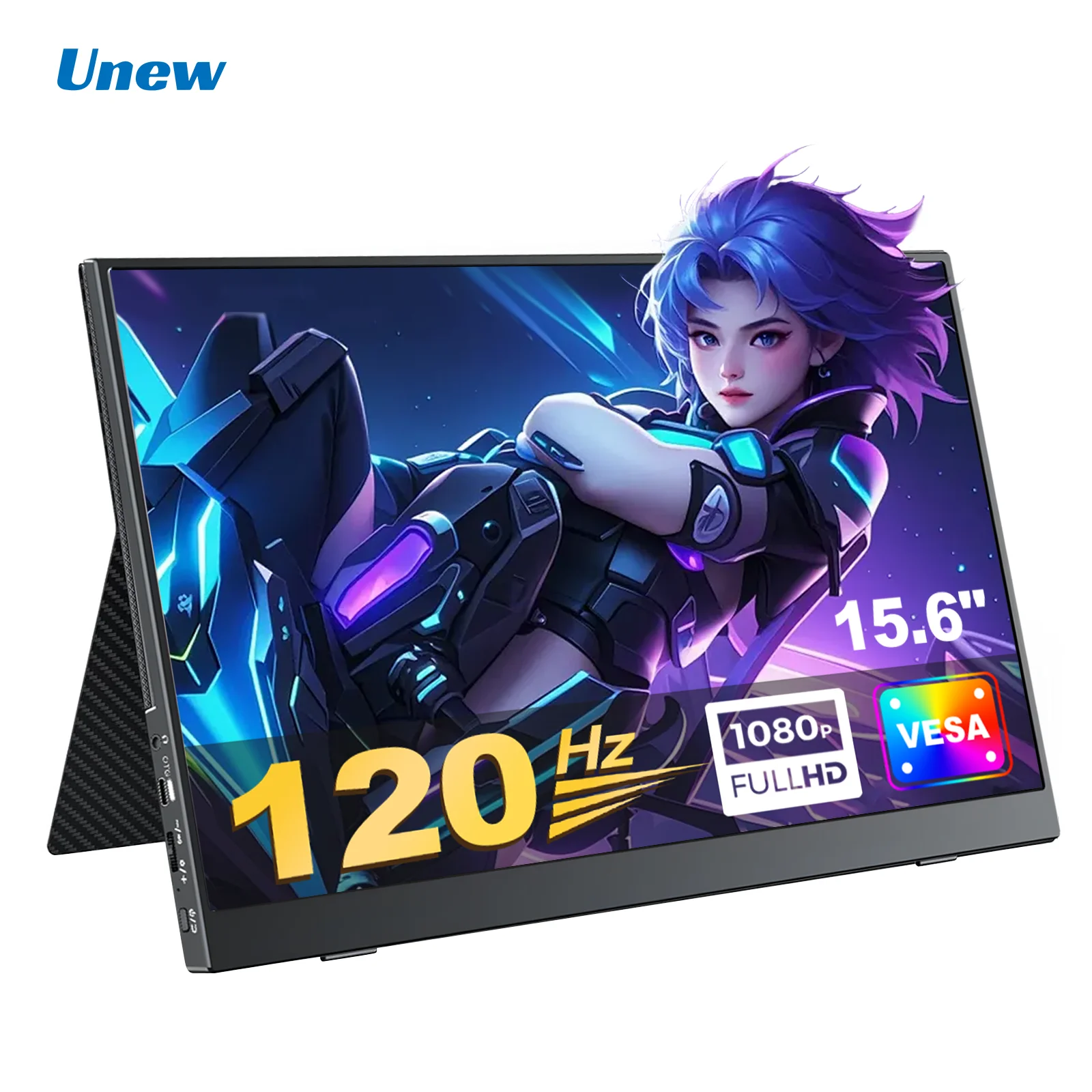 Нервный 15,6-дюймовый портативный игровой монитор IPS, 120 Гц, 1920x1080, второй экран для телефона Xbox Switch PS4/5 с VESA 75*75 мм
Нервный 15,6-дюймовый портативный игровой монитор IPS, 120 Гц, 1920x1080, второй экран для телефона Xbox Switch PS4/5 с VESA 75*75 мм