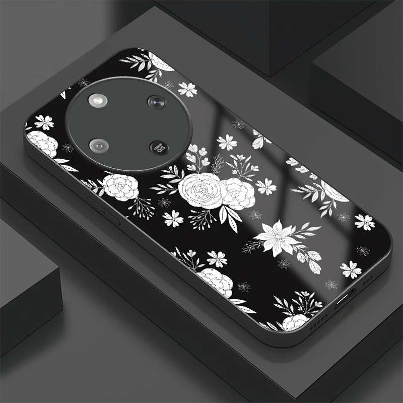 Чехол для телефона Huawei Honor X7c X6C X5x Plus X9 X8 X9d X9c Smart X9b, противоударный защитный чехол из закаленного стекла с цветочным принтом
Чехол для телефона Huawei Honor X7c X6C X5x Plus X9 X8 X9d X9c Smart X9b, противоударный защитный чехол из закаленного стекла с цветочным принтом