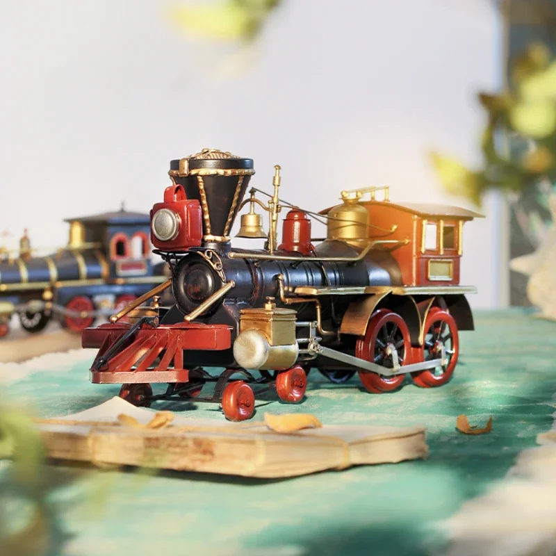 Nostalgic Creative Living Room Decoration Special Artificial Old-Fashioned Wrought Iron Train Model Crafts Props
Nostalgic Creative Living Room Decoration Special Artificial Old-Fashioned Wrought Iron Train Model Crafts Props