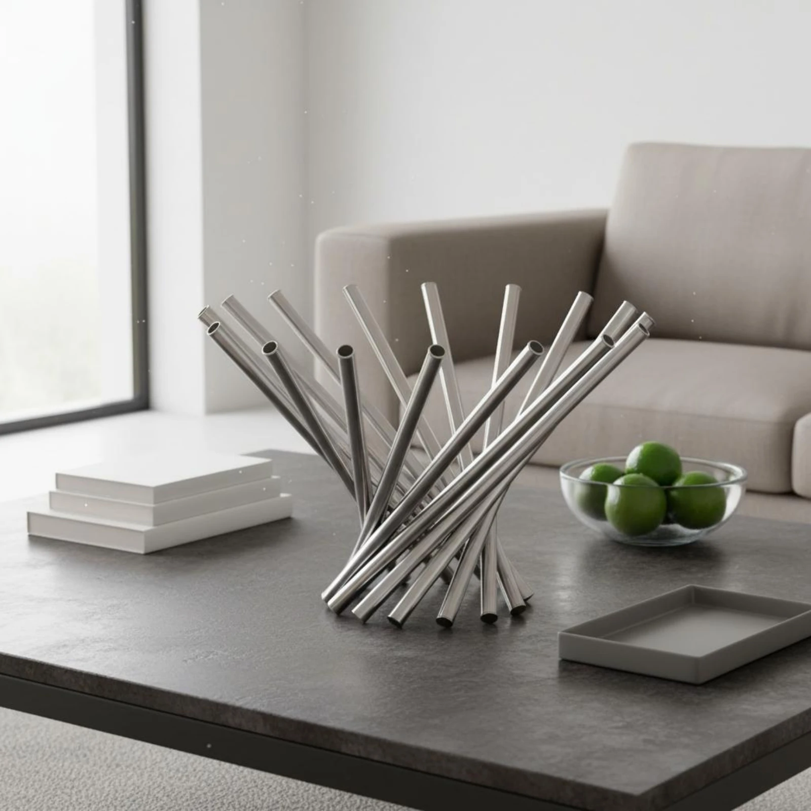 Foldable Fruit Tray Silver Metal Fruit Tray Snack Dish Elegant Design Table Decoration
Foldable Fruit Tray Silver Metal Fruit Tray Snack Dish Elegant Design Table Decoration