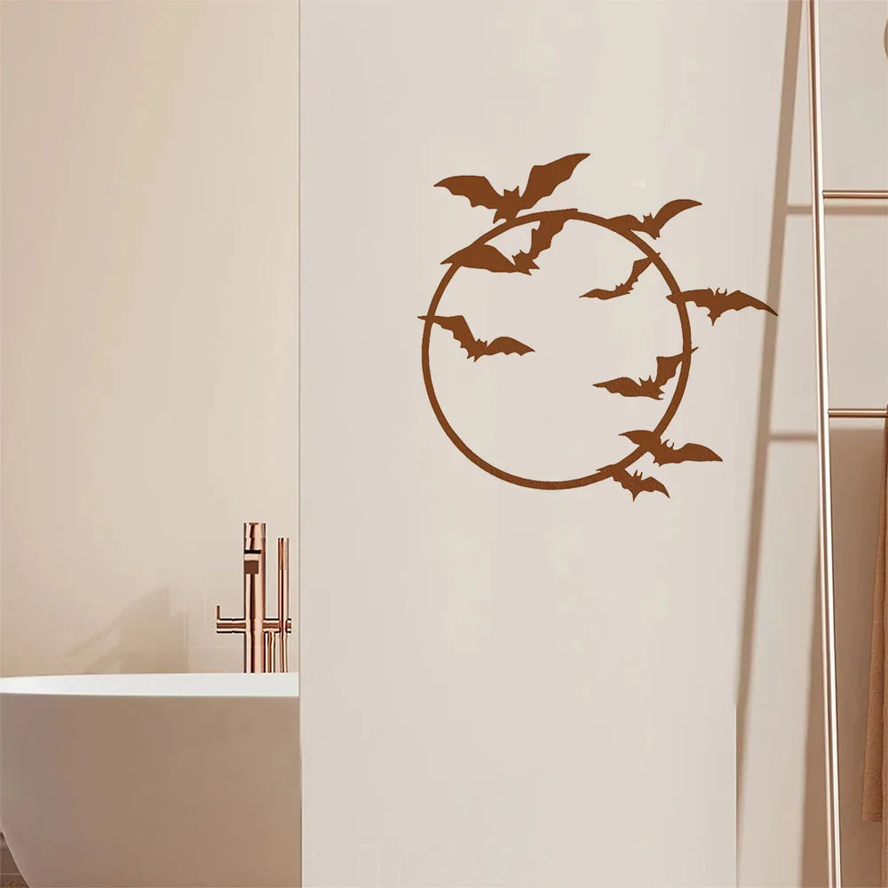Delightful Flying Bats Metal Wall Art – Pleasing for Halloween. Cheerful Metal Bats Decor. Fun Halloween Wall Sign.
Delightful Flying Bats Metal Wall Art – Pleasing for Halloween. Cheerful Metal Bats Decor. Fun Halloween Wall Sign.