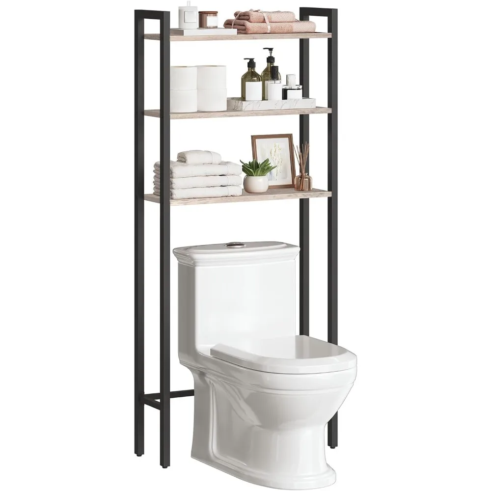 Полка для хранения над унитазом, 3-х уровневая полка-органайзер для ванной комнаты, отдельно стоящая экономия места
Полка для хранения над унитазом, 3-х уровневая полка-органайзер для ванной комнаты, отдельно стоящая экономия места