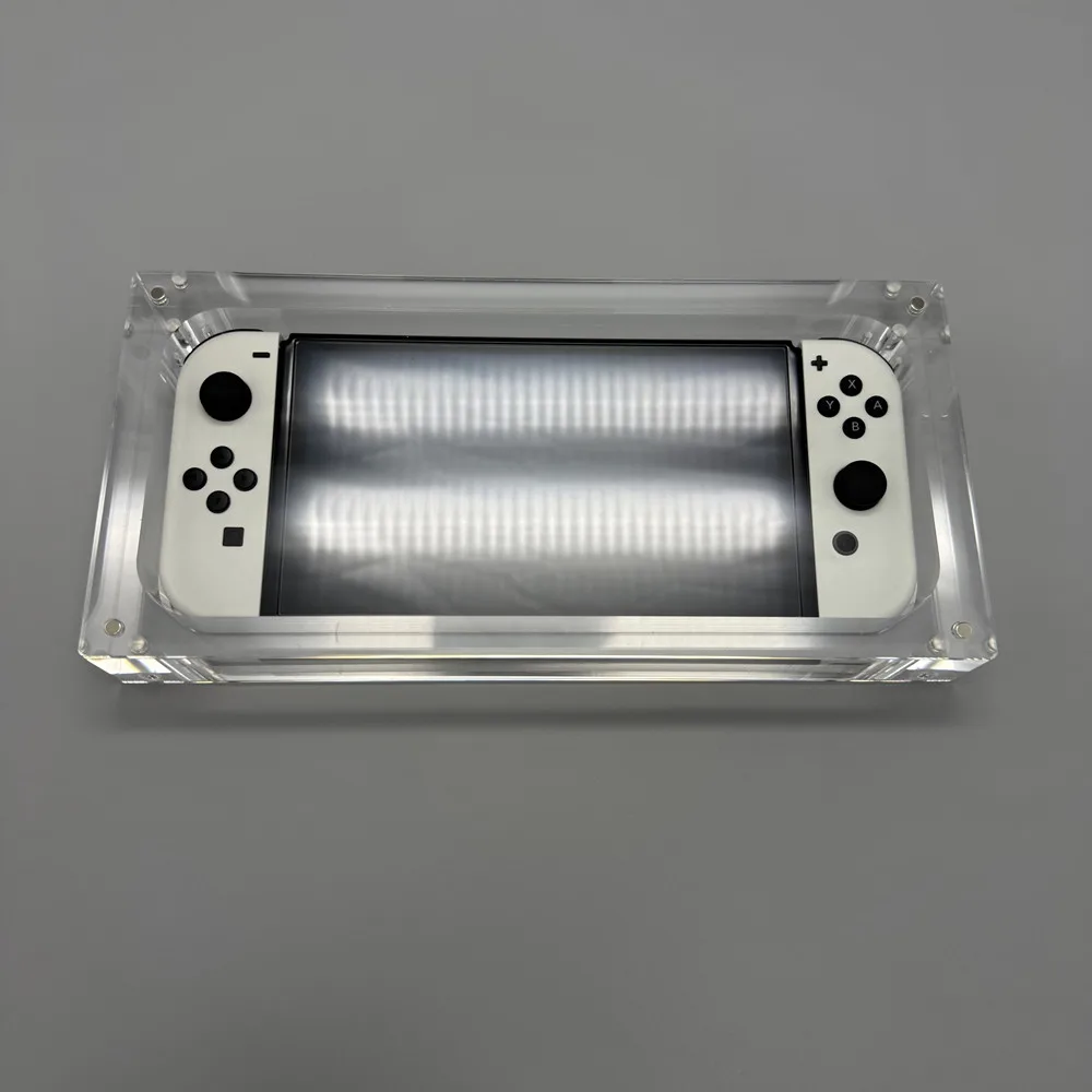 High transparency acrylic magnetic cover console storage box for Nintendo Switch OLED
High transparency acrylic magnetic cover console storage box for Nintendo Switch OLED