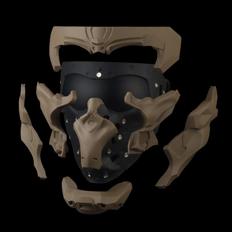 Tactical Mask Modular Magnetic Adsorption DIY Armour Doomsday Mask Accessories Paintball CS Games Protective Mask Cosplay Prop
Tactical Mask Modular Magnetic Adsorption DIY Armour Doomsday Mask Accessories Paintball CS Games Protective Mask Cosplay Prop