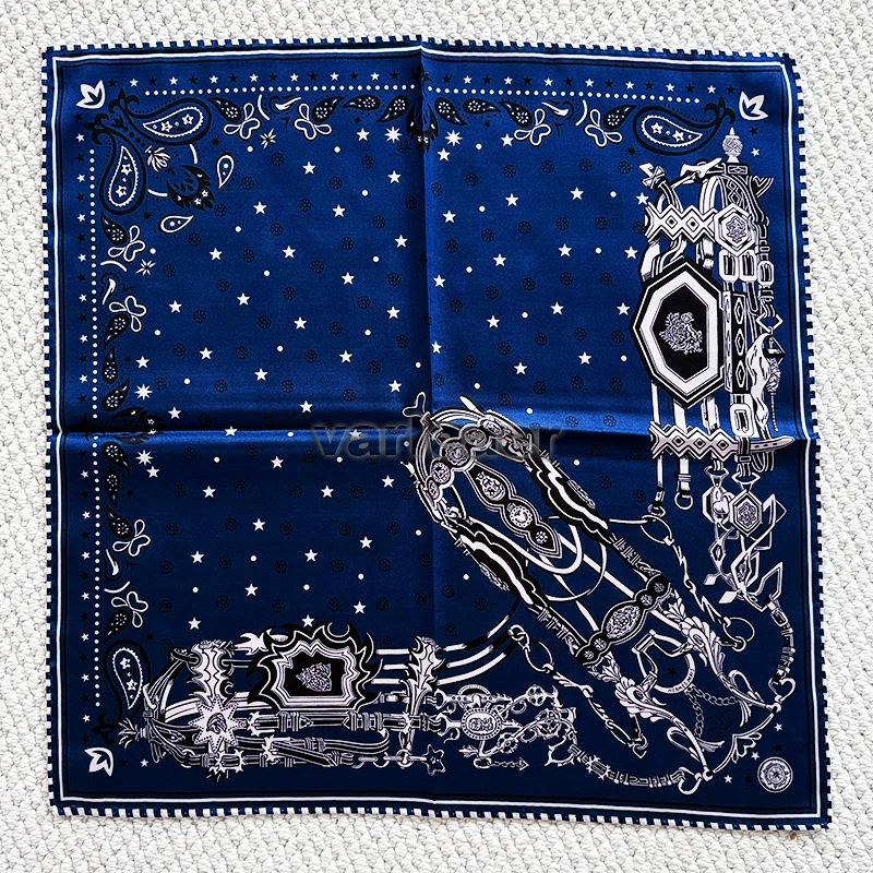 Two Sided Print Women Silk Scarf 53cm Hand Rolled Edge Bandanas Twill Shawls Neck Head Accessories Bag Hand Decoration
Two Sided Print Women Silk Scarf 53cm Hand Rolled Edge Bandanas Twill Shawls Neck Head Accessories Bag Hand Decoration