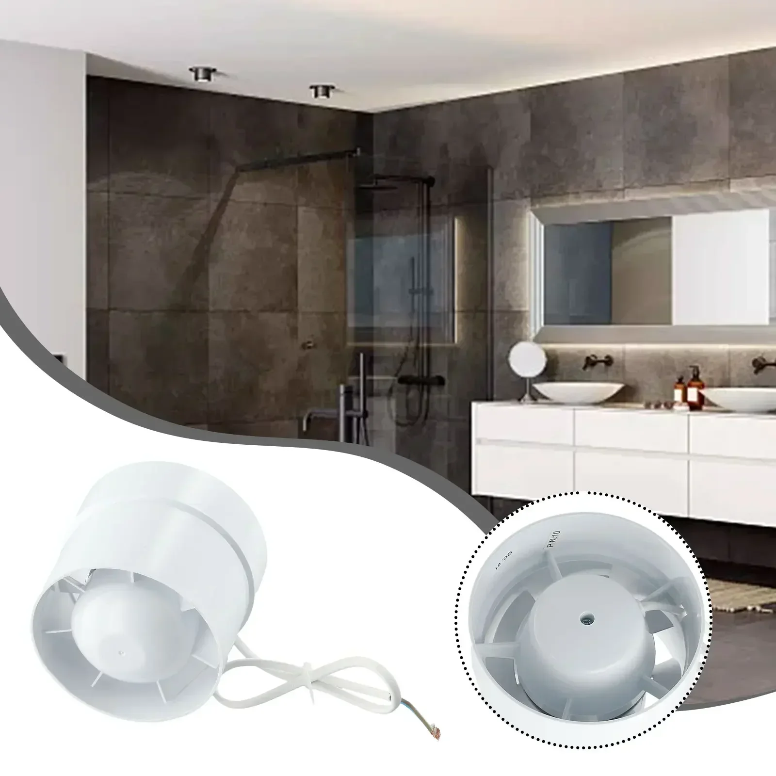 4" 5" 6" 100 125 150 Mm In-Line Extractor Fan Air Blower Fan Bathroom Extractor Kitchen Toilet Wall Air Clean Ventilator
4" 5" 6" 100 125 150 Mm In-Line Extractor Fan Air Blower Fan Bathroom Extractor Kitchen Toilet Wall Air Clean Ventilator