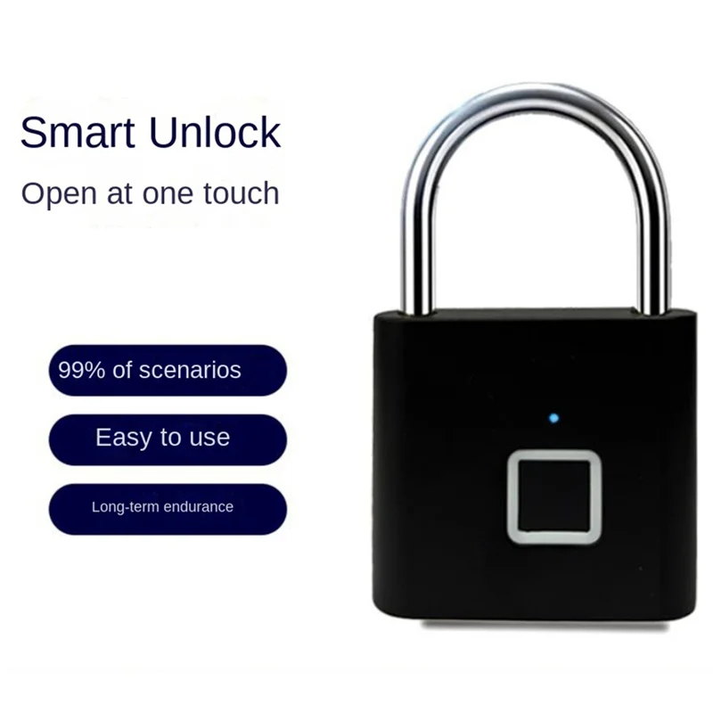 Fingerprint Lock Electronic Lock Electronic Fingerprint Lock Padlock Outdoor Waterproof And Rust-Proof
Fingerprint Lock Electronic Lock Electronic Fingerprint Lock Padlock Outdoor Waterproof And Rust-Proof