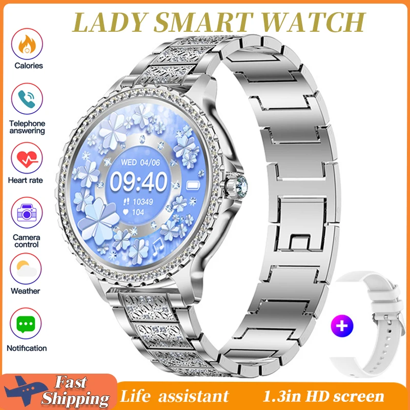 Xiaomi Mijia Women Smart Watch Bluetooth Call AI Voice Assistant Health Monitor Outdoor Sport Fitness Ladies Diamond Smartwatch
Xiaomi Mijia Women Smart Watch Bluetooth Call AI Voice Assistant Health Monitor Outdoor Sport Fitness Ladies Diamond Smartwatch