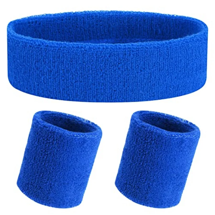 3Pieces Sweatband Set, Sports Headband and Wristbands, Set of 1 Headband and 2 Wristbands, for Athletic Men and Women, and Neon
3Pieces Sweatband Set, Sports Headband and Wristbands, Set of 1 Headband and 2 Wristbands, for Athletic Men and Women, and Neon
