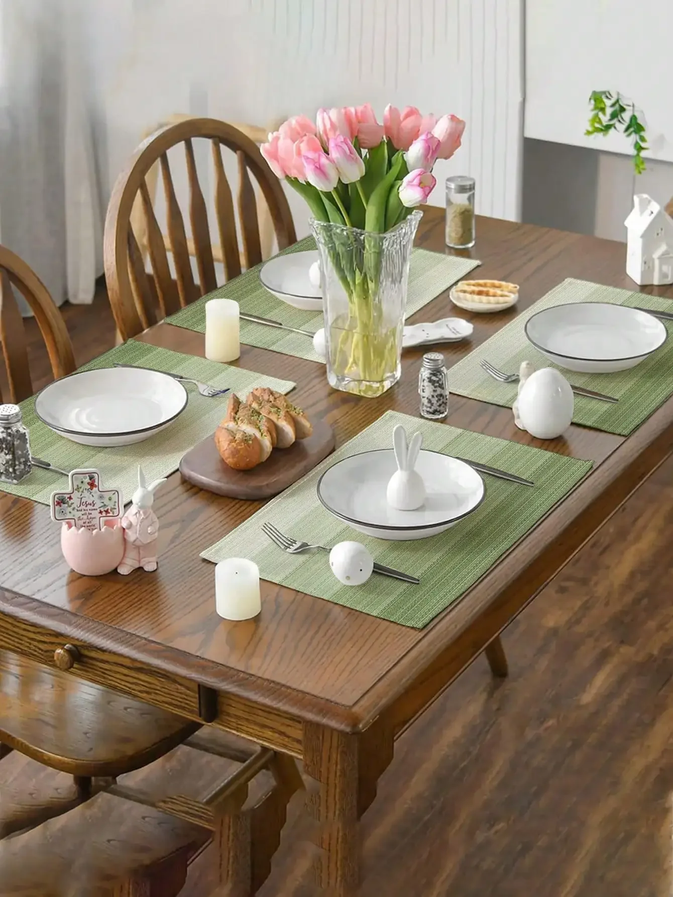 4pcs Tablecloth, Modern Living Room & Dining Table Decor Placemats, Washable, Kitchen Table Mats, Heat Resistant & Stain Proof, Suitable For Home Party, Camping Outdoor Dining Table Decor, Coffee Table, Spring & Summer Home Decor
4pcs Tablecloth, Modern Living Room & Dining Table Decor Placemats, Washable, Kitchen Table Mats, Heat Resistant & Stain Proof, Suitable For Home Party, Camping Outdoor Dining Table Decor, Coffee Table, Spring & Summer Home Decor