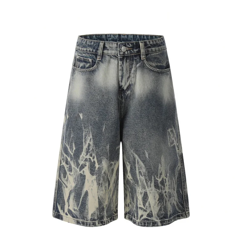 High Street Men'S Jeans Men'S Niche Tie-Dye Frayed Straight Wide-Leg Trendy Loose New Men'S Shorts
High Street Men'S Jeans Men'S Niche Tie-Dye Frayed Straight Wide-Leg Trendy Loose New Men'S Shorts