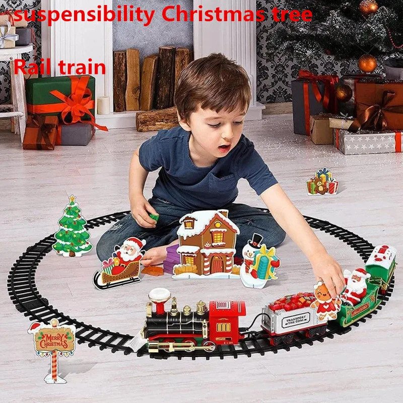 suspensibility Christmas tree Rail train Electric Christmas train with Sound&Light Decoration Track Electric Toys for Kids
suspensibility Christmas tree Rail train Electric Christmas train with Sound&Light Decoration Track Electric Toys for Kids