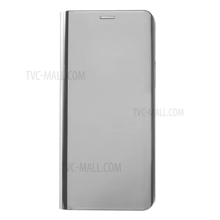 For Samsung Galaxy S9 G960 Plated Mirror Surface Information Viewing Stand Leather Smart Shell - Silver
For Samsung Galaxy S9 G960 Plated Mirror Surface Information Viewing Stand Leather Smart Shell - Silver