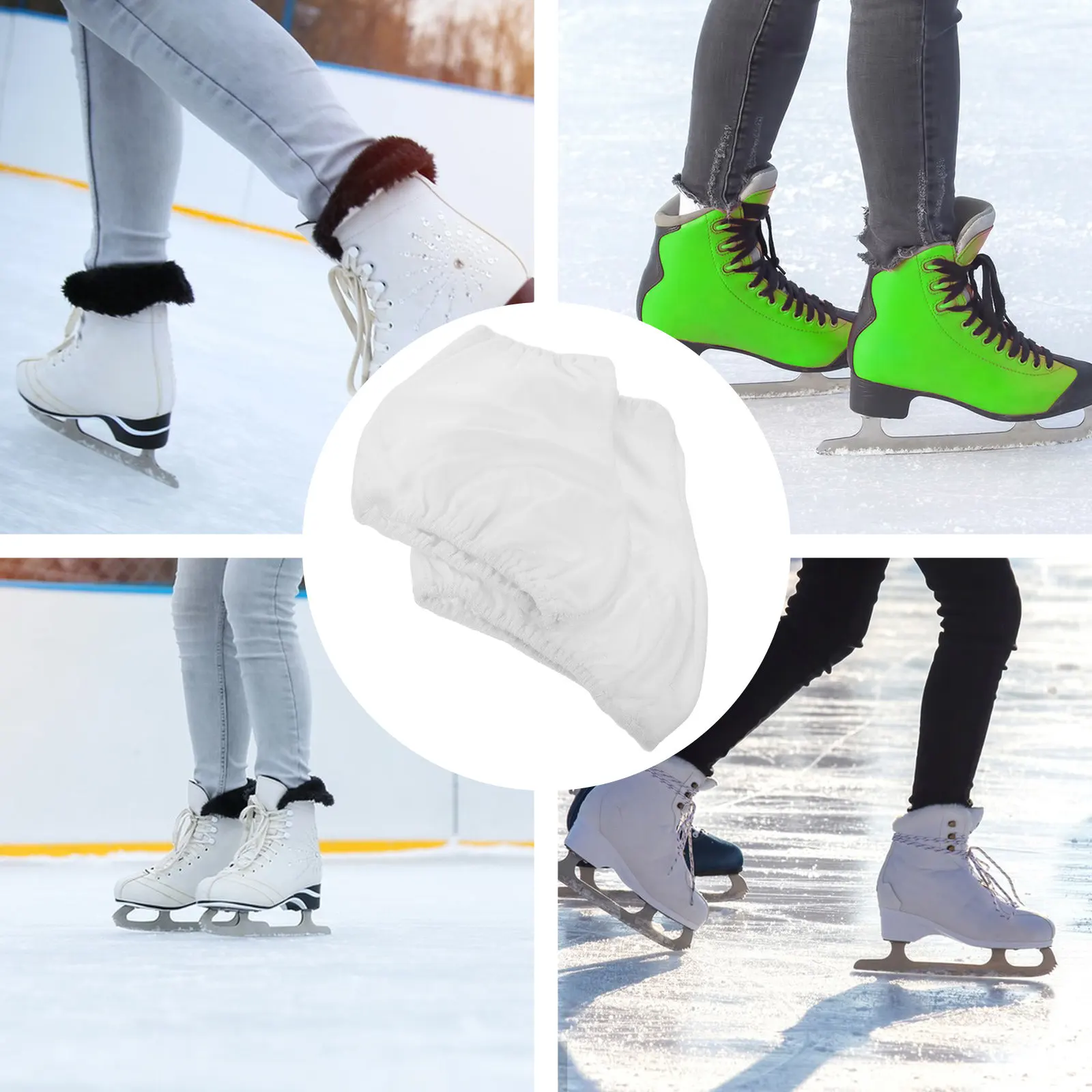 1Pair Figure Skating Boot Covers White Size 34-38 Stretch Skate Shoe Protector for Practice Training
1Pair Figure Skating Boot Covers White Size 34-38 Stretch Skate Shoe Protector for Practice Training