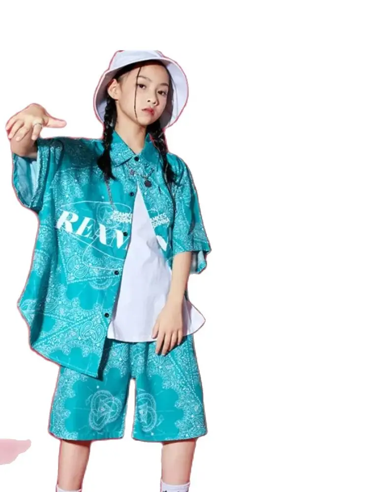 1set/lot Kid Hip Hop Shirt Top Streetwear and Summer Shorts for Girls Boys Jazz Dance Costume
1set/lot Kid Hip Hop Shirt Top Streetwear and Summer Shorts for Girls Boys Jazz Dance Costume