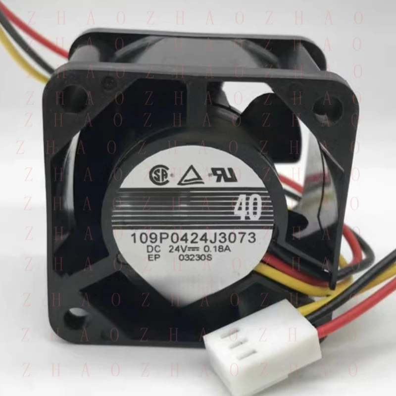 L+ 2pcs for SanAce40 SANYO 109P0424J3073 DC24V 0.18A 40mm 3-wire high airflow axial fan
L+ 2pcs for SanAce40 SANYO 109P0424J3073 DC24V 0.18A 40mm 3-wire high airflow axial fan