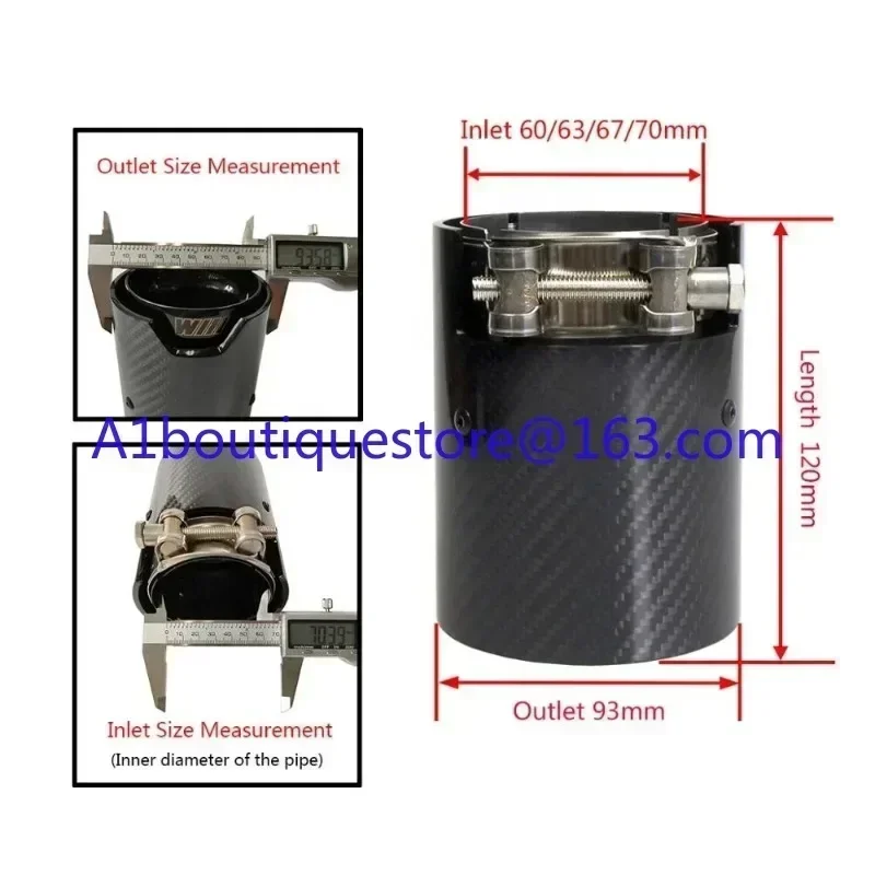 For M Performance exhaust pipe M2 F87 M3 F80 M4 F82 F83 M5 F10 M6 F12 F13 Black Coated Carbon Fiber Exhaust Tip Muffler
For M Performance exhaust pipe M2 F87 M3 F80 M4 F82 F83 M5 F10 M6 F12 F13 Black Coated Carbon Fiber Exhaust Tip Muffler