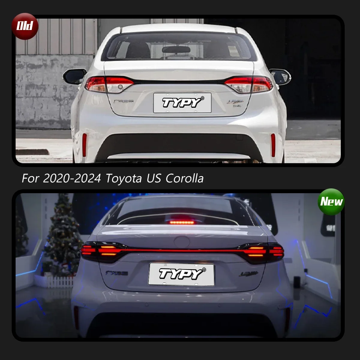 TYPY New LED Tail Lamp Upgrade Modified For Toyota Corolla LED Taillight 2020-2024 Dynamic Signal Tail Lamp Auto Accessories
TYPY New LED Tail Lamp Upgrade Modified For Toyota Corolla LED Taillight 2020-2024 Dynamic Signal Tail Lamp Auto Accessories