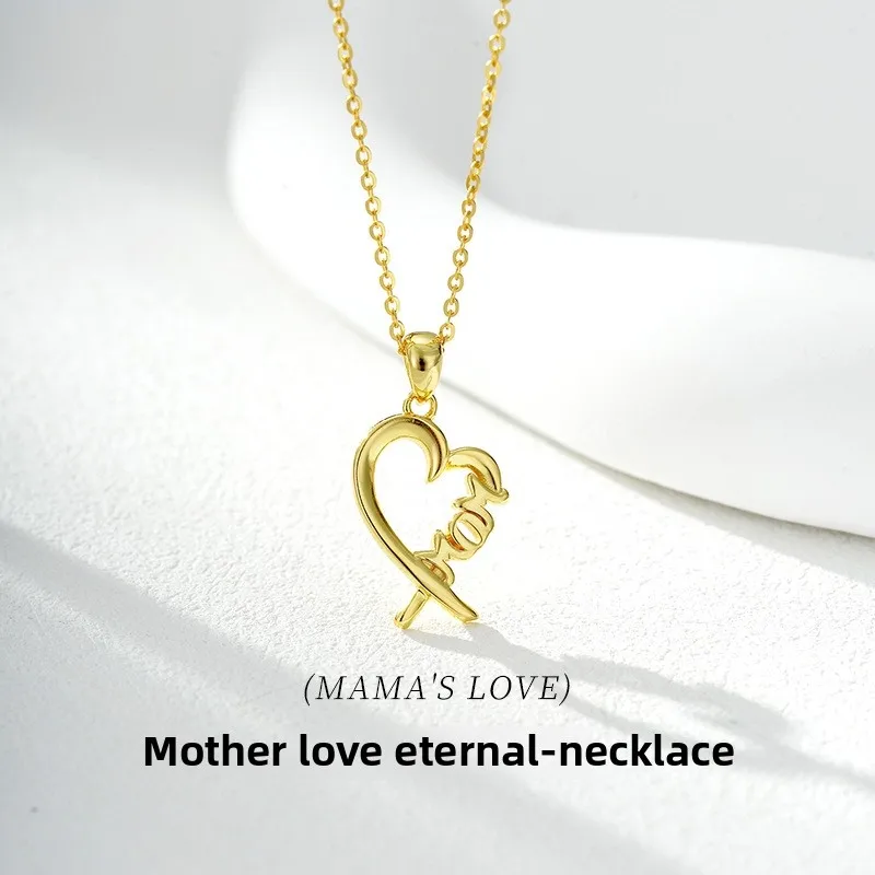 Dawn's Jewel Mother's Love Eternal Necklace Women's s925 Sterling Silver Heart Pendant Necklace Niche High-end Clavicle Chain
Dawn's Jewel Mother's Love Eternal Necklace Women's s925 Sterling Silver Heart Pendant Necklace Niche High-end Clavicle Chain