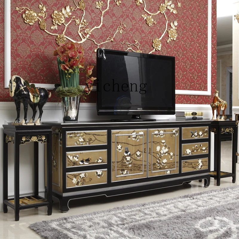 FY hand-painted flower and bird living room floor cabinet entrance cabinet table decorative dining side cabinet
FY hand-painted flower and bird living room floor cabinet entrance cabinet table decorative dining side cabinet