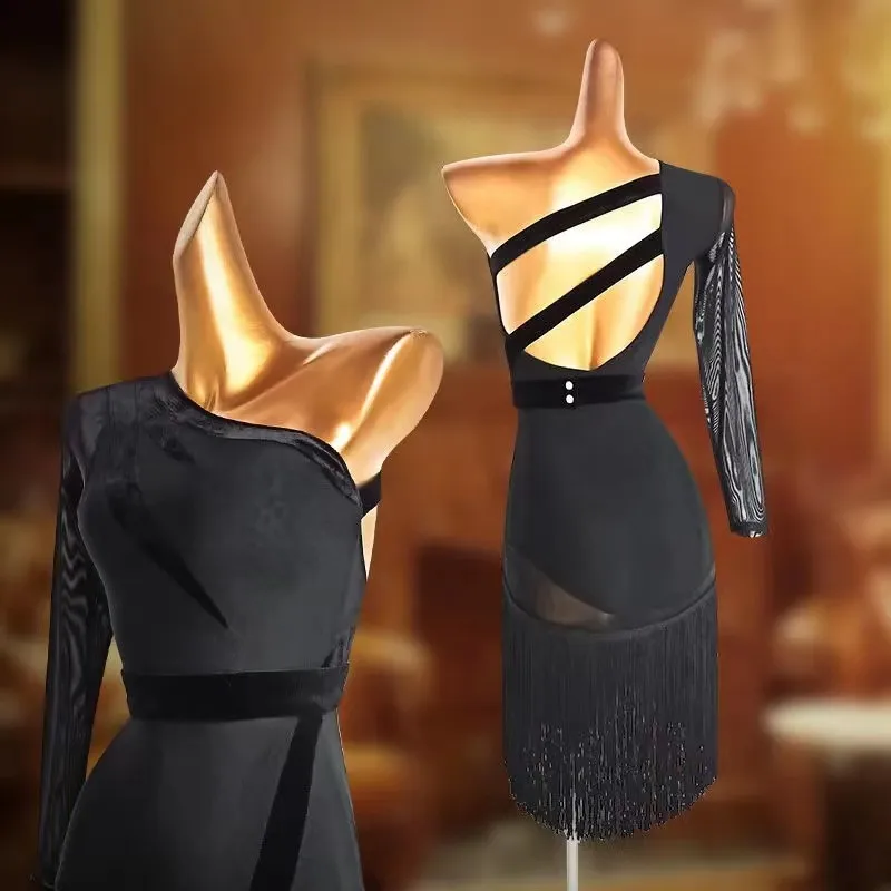 2023 New Latin Dance Competition Dress For Women Sexy One Shoulder Fringed Dress Chacha Rumba Tango Latin Dance Costumes DN14783
2023 New Latin Dance Competition Dress For Women Sexy One Shoulder Fringed Dress Chacha Rumba Tango Latin Dance Costumes DN14783