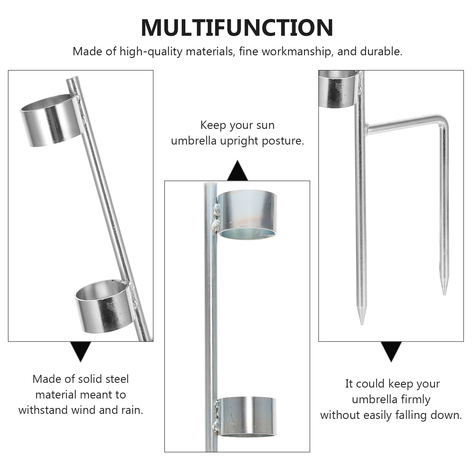 Sturdy Steel Umbrella Anchor Comfortable Grip for Patio Umbrella Holder Fixer Ground Plug St
Sturdy Steel Umbrella Anchor Comfortable Grip for Patio Umbrella Holder Fixer Ground Plug St