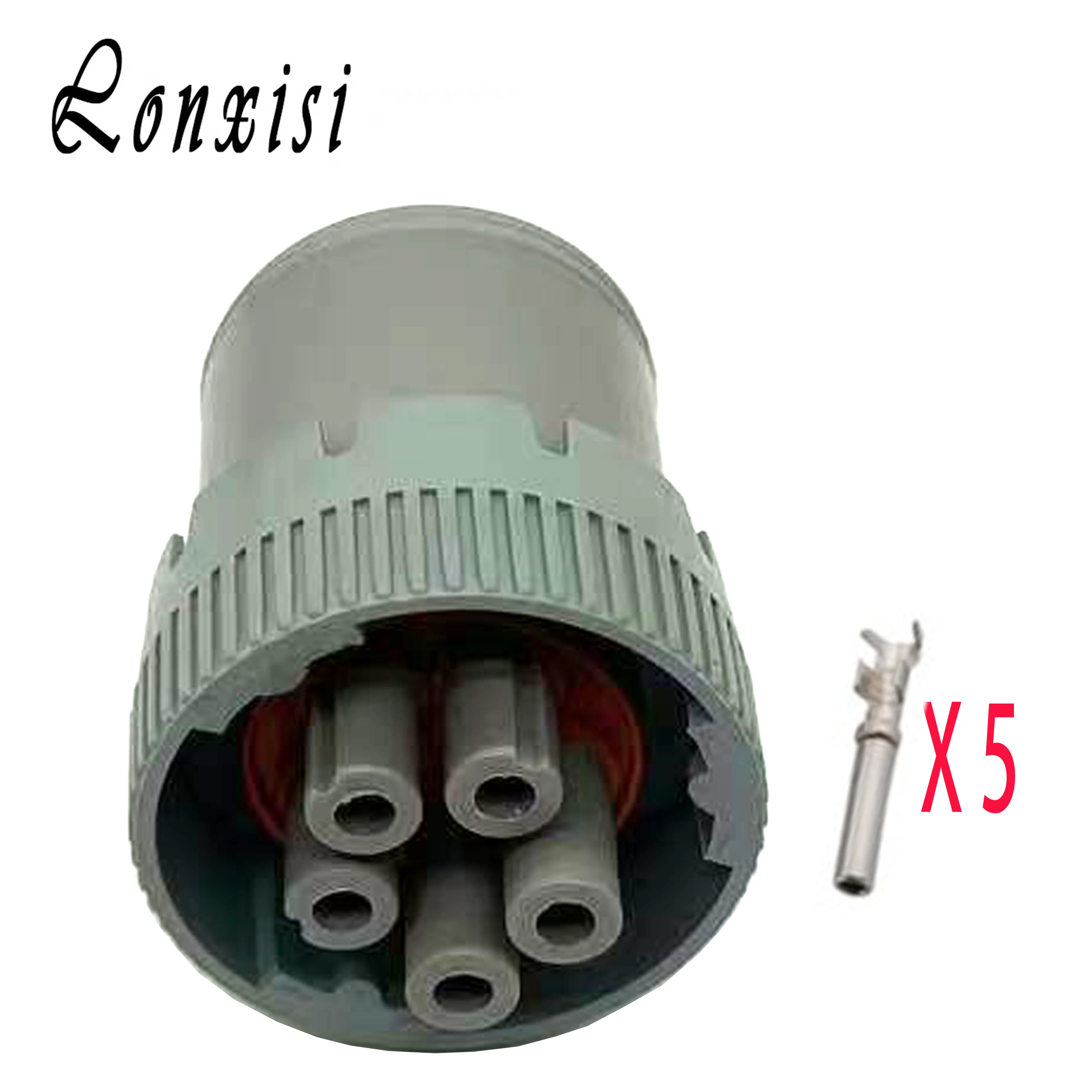 1/5 Sets 5 Pin Original Authentic Deutsch HD10-5-16P Plug HD16-5-16S Automotive Waterproof Female Connector Socket
1/5 Sets 5 Pin Original Authentic Deutsch HD10-5-16P Plug HD16-5-16S Automotive Waterproof Female Connector Socket