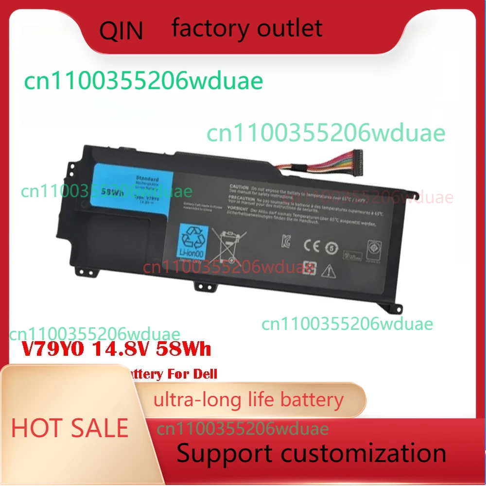 V79Y0 14.8V 58Wh V79YO Laptop Battery For Dell XPS L412x L412z 14z 14Z-L412X 14Z-L412Z Notebook YMYF6 0YMYF6 Lithium
V79Y0 14.8V 58Wh V79YO Laptop Battery For Dell XPS L412x L412z 14z 14Z-L412X 14Z-L412Z Notebook YMYF6 0YMYF6 Lithium