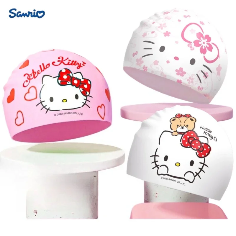 Anime Hello Kitty Cartoon Swimming Cap PU Waterproof Ear Protection Swim Hat Elastic Bathing Hats Pool Caps for Boys Girl
Anime Hello Kitty Cartoon Swimming Cap PU Waterproof Ear Protection Swim Hat Elastic Bathing Hats Pool Caps for Boys Girl