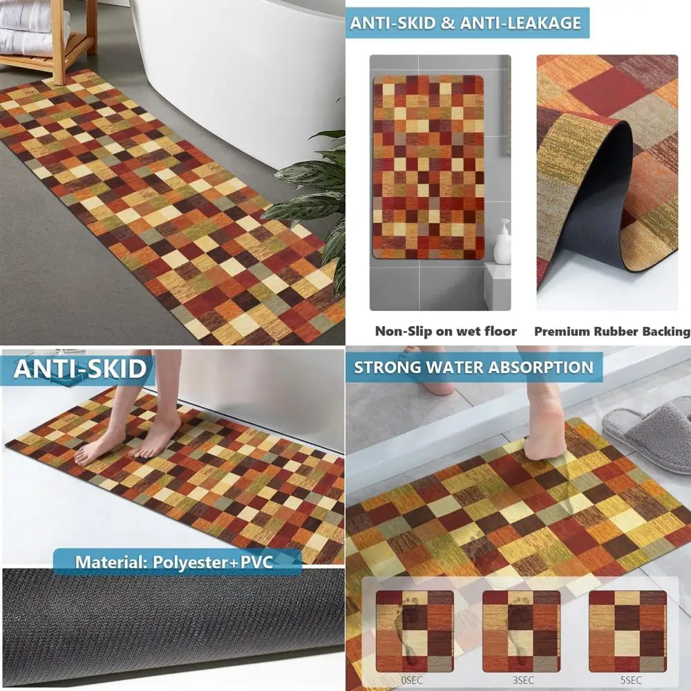 резиновый коврик для ванной по индивидуальному заказу — нескользящий, быстросохнущий, супервпитывающий, тонкий для оформления дверей, моющийся пол в ванной комнате.
резиновый коврик для ванной по индивидуальному заказу — нескользящий, быстросохнущий, супервпитывающий, тонкий для оформления дверей, моющийся пол в ванной комнате.