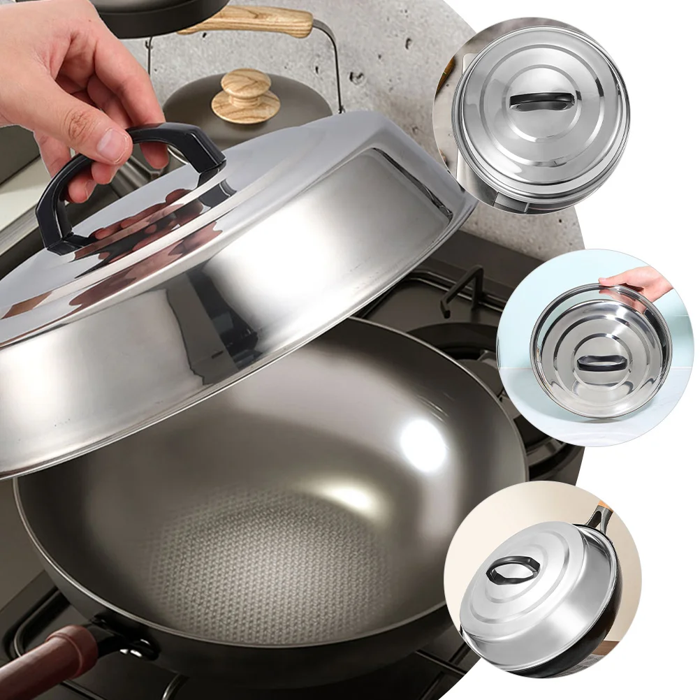 Thickened Stainless Steel Frying Wok Lid Large Round Universal Pan Lid Replacement for Pot Cooking Pot Lids Lids for Pans
Thickened Stainless Steel Frying Wok Lid Large Round Universal Pan Lid Replacement for Pot Cooking Pot Lids Lids for Pans