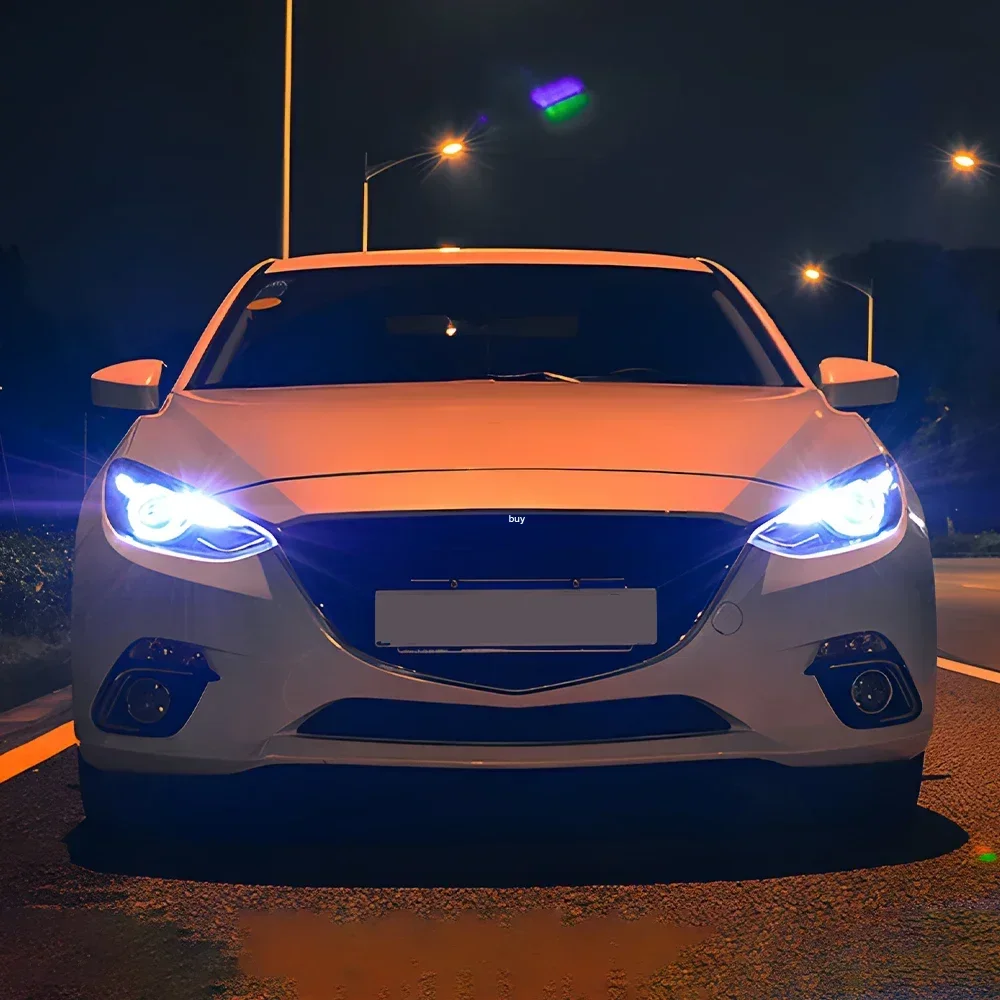 For Mazda 3 Axela 2014-2016 LED Auto Headlights Assembly Upgrade High Configure Projector Lens Car Front Lamps Accessories
For Mazda 3 Axela 2014-2016 LED Auto Headlights Assembly Upgrade High Configure Projector Lens Car Front Lamps Accessories