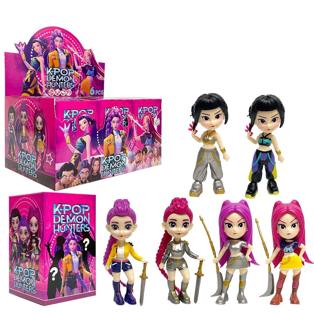New Anime KPop Devil Hunter Doll Vinyl Toy Rumi Mira Zoi Character Vinyl Mask Blind Box Ornament Toy Anime Figure Blind Box
New Anime KPop Devil Hunter Doll Vinyl Toy Rumi Mira Zoi Character Vinyl Mask Blind Box Ornament Toy Anime Figure Blind Box