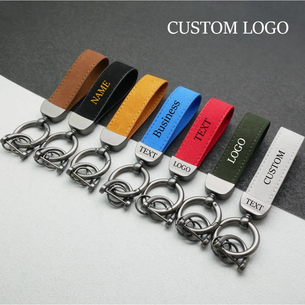 Custom Laser Carving Logo Name Keyring Car Moto Metal Key Ring Chain Personality Luxury Fur Leather Keychain Pendant Gift
Custom Laser Carving Logo Name Keyring Car Moto Metal Key Ring Chain Personality Luxury Fur Leather Keychain Pendant Gift