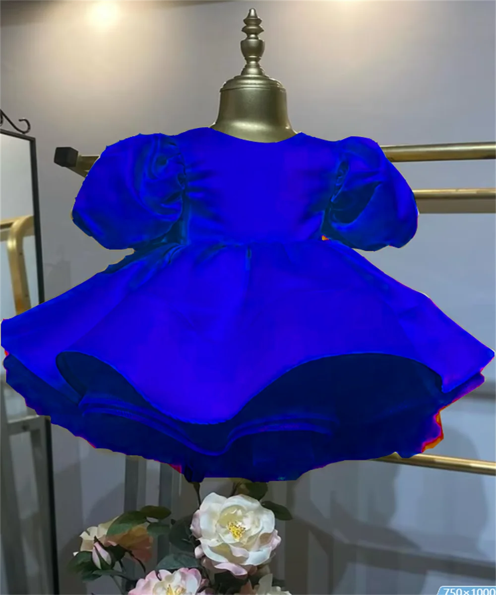 Puffy Royal Blue Satin Bow Flower Girl Dresses Knee Length Wedding Party First communion Toddler Baby Birthday Pageant Ballet
Puffy Royal Blue Satin Bow Flower Girl Dresses Knee Length Wedding Party First communion Toddler Baby Birthday Pageant Ballet