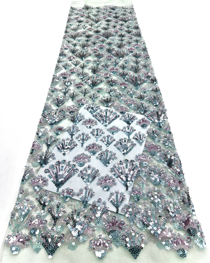 Luxury African Lace Fabric High Quality Sequins Beads Lace Fabrics For Nigerian Wedding French Tulle Lace Fabric 5yards
Luxury African Lace Fabric High Quality Sequins Beads Lace Fabrics For Nigerian Wedding French Tulle Lace Fabric 5yards