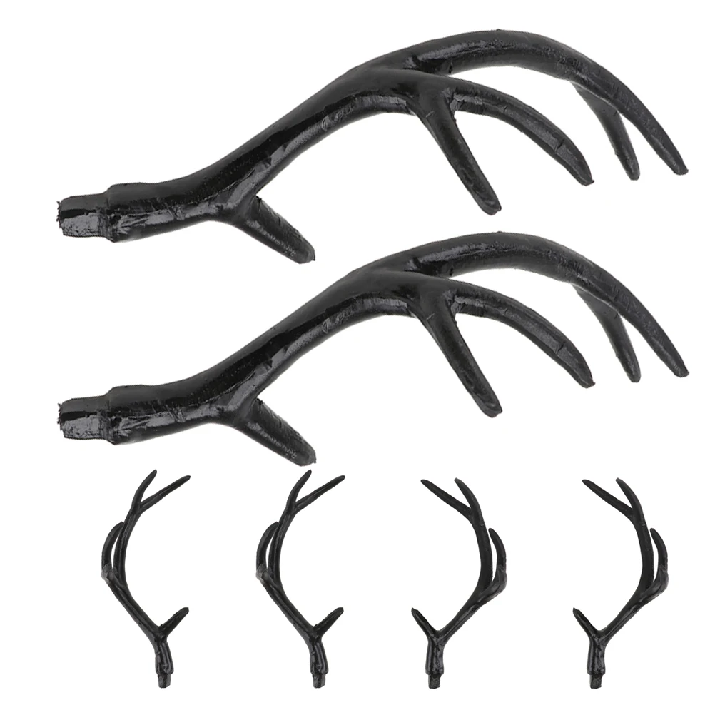 3Pair Reindeer Horns Headdress Simulation Deer Antlers for Cosplay Party Prop Easy to Assemble DIY Craft Project Accessory 
3Pair Reindeer Horns Headdress Simulation Deer Antlers for Cosplay Party Prop Easy to Assemble DIY Craft Project Accessory