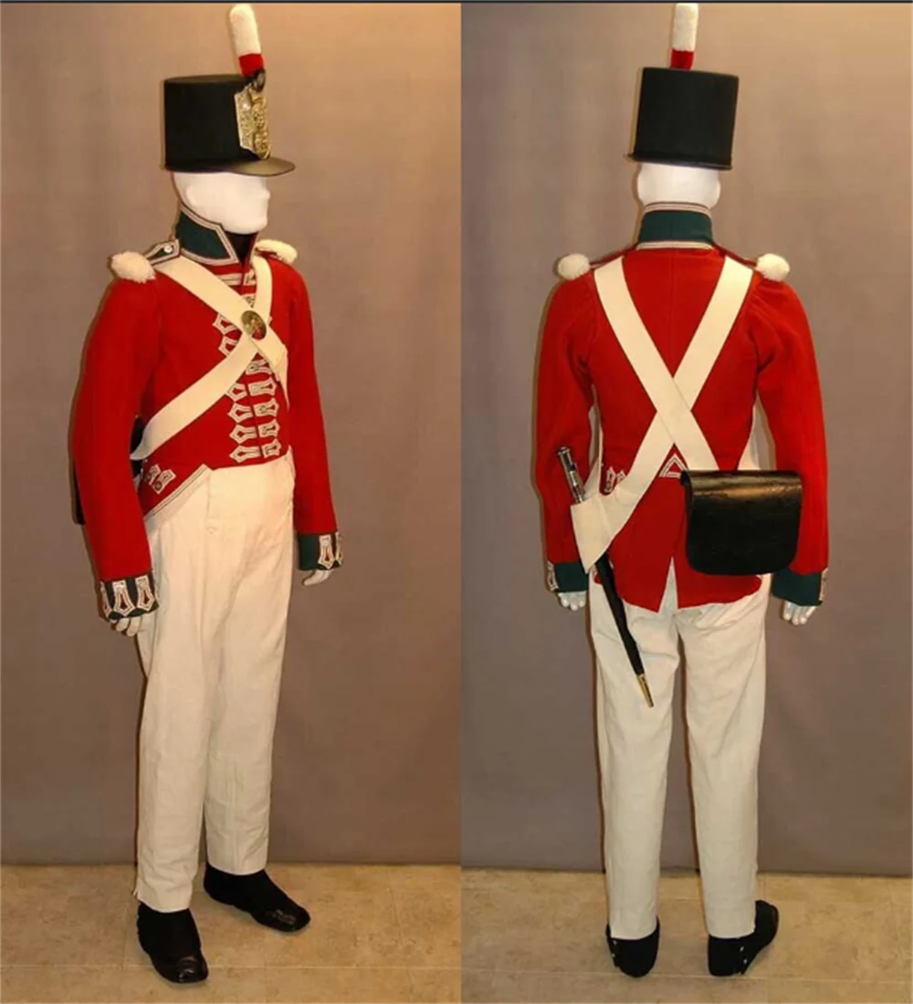 18th century Napoleonic Wars Costume British Royal Military Officer Soldier Army Uniform Regiment Costume Jacket Coat Suit
18th century Napoleonic Wars Costume British Royal Military Officer Soldier Army Uniform Regiment Costume Jacket Coat Suit