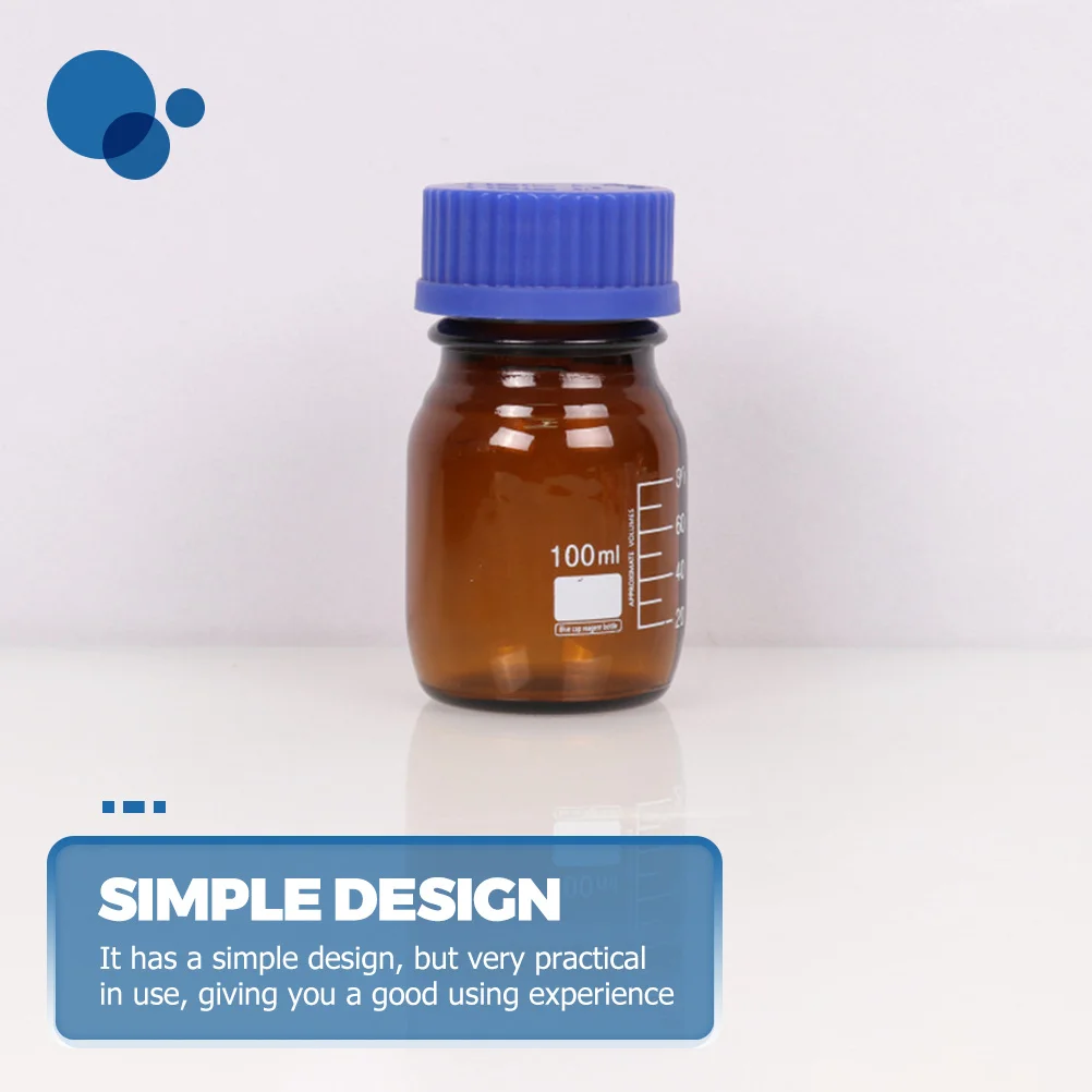 3Pcs Reagent Bottles Glass Chemical Bottles 100ml Leakproof Sealed Liquid Storage Sample Container Laboratory Medicine Bottle
3Pcs Reagent Bottles Glass Chemical Bottles 100ml Leakproof Sealed Liquid Storage Sample Container Laboratory Medicine Bottle