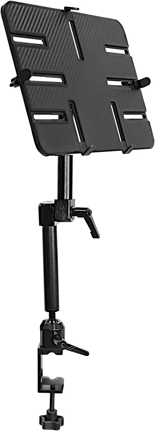 Universal Tablet Pole & Desk Mount, Full Motion Holder for 6-14" Screens, C-Clamp Base
Universal Tablet Pole & Desk Mount, Full Motion Holder for 6-14" Screens, C-Clamp Base