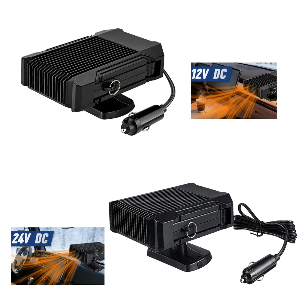 150W Car Heater Defogger for SUV Minivan 12V 24V DC Windshield Heating Fan Compact 360 Rotary Plastic Metal Demister
150W Car Heater Defogger for SUV Minivan 12V 24V DC Windshield Heating Fan Compact 360 Rotary Plastic Metal Demister