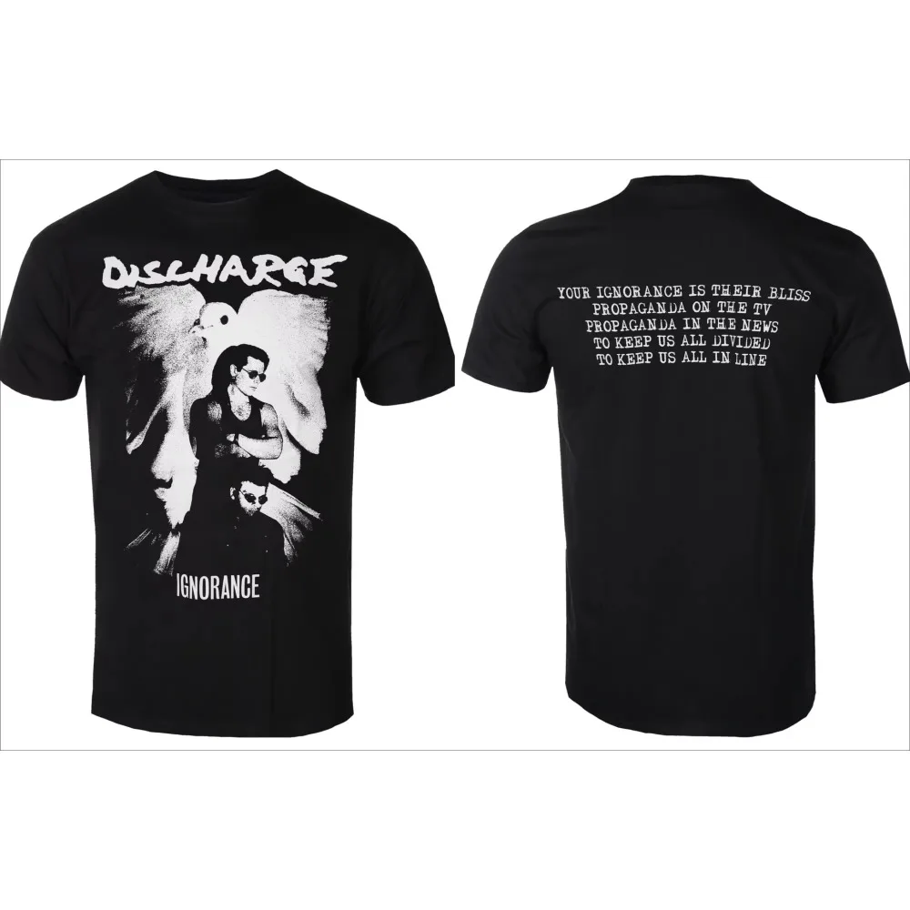 Discharge Ignorance Rock Band Printed T-Shirt Men Women Short Sleeve Cotton Tees Streetwear Brand T-shirt Unisex Summer Tops
Discharge Ignorance Rock Band Printed T-Shirt Men Women Short Sleeve Cotton Tees Streetwear Brand T-shirt Unisex Summer Tops