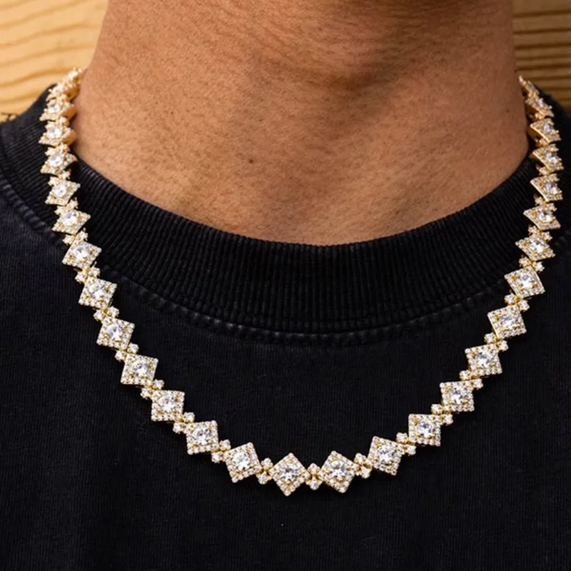 New Hip Hop Cloister Link Chain Necklace Paved 5A Cubic Zircon For Men Boy Punk Styles Cuban Chain HipHop Jewelry Drop Ship
New Hip Hop Cloister Link Chain Necklace Paved 5A Cubic Zircon For Men Boy Punk Styles Cuban Chain HipHop Jewelry Drop Ship