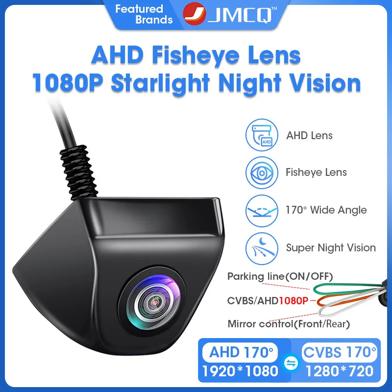 Car Reverse Camera 1080P AHD Rearview Camera Switchable Waterproof Night Vision for Car Radio Multimedia Player Parking Camera
Car Reverse Camera 1080P AHD Rearview Camera Switchable Waterproof Night Vision for Car Radio Multimedia Player Parking Camera