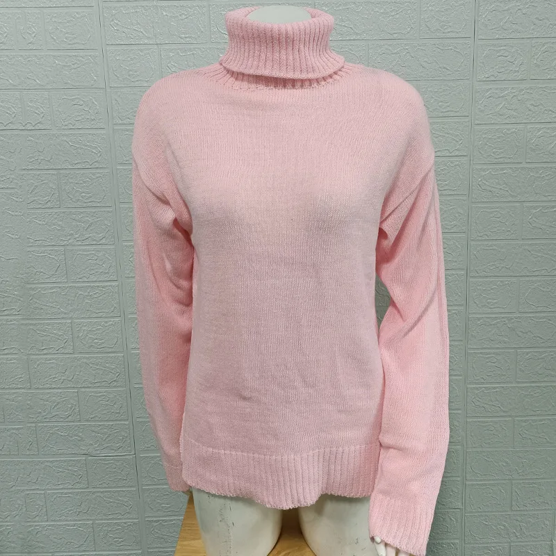 Women's Knitwear 2023 Autumn And Winter New Turtleneck Solid Color Classic Simple Large Size Sweater Coat
Women's Knitwear 2023 Autumn And Winter New Turtleneck Solid Color Classic Simple Large Size Sweater Coat