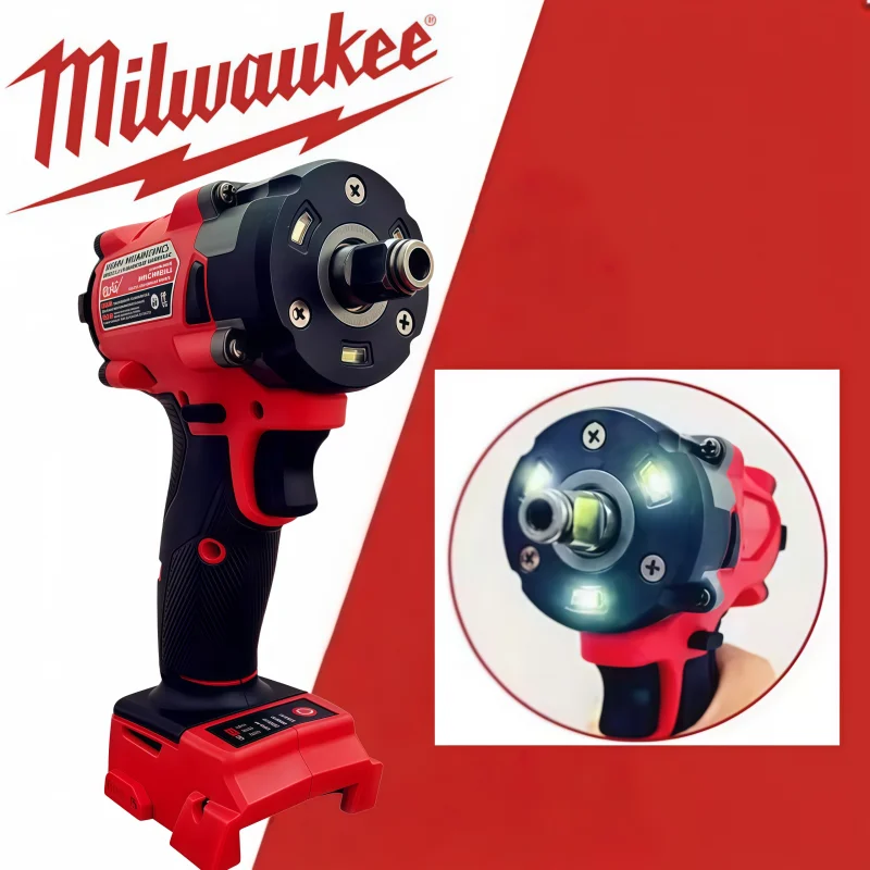 Milwaukee Brushless Cordless 18V Battery 1/2 Electric Wrench Car Truck Repair Screwdriver Impact Drill Rechargable Power Tools
Milwaukee Brushless Cordless 18V Battery 1/2 Electric Wrench Car Truck Repair Screwdriver Impact Drill Rechargable Power Tools