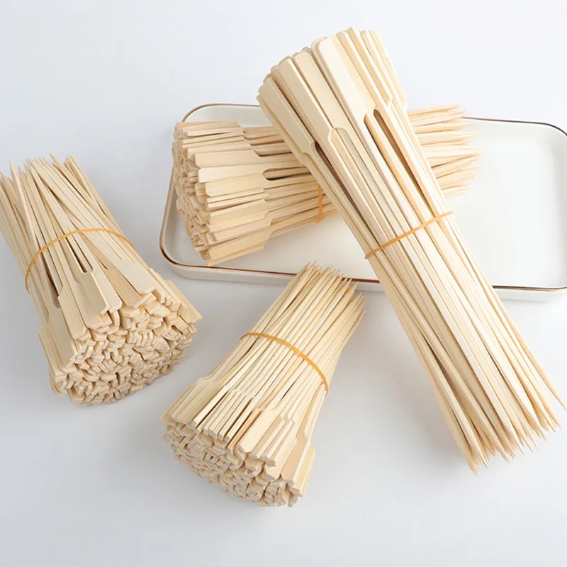 200pcs Disposable Bamboo Food Sticks 7/9/12/15/20cm Natural Wood Skewers for Home BBQ Camping Party Buffet Kabob Fruit Sticks
200pcs Disposable Bamboo Food Sticks 7/9/12/15/20cm Natural Wood Skewers for Home BBQ Camping Party Buffet Kabob Fruit Sticks